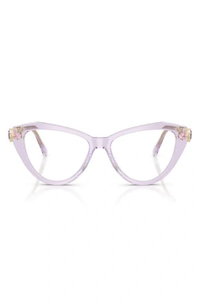 Swarovski 53mm Cat Eye Optical Glasses