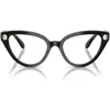 Swarovski 53mm Cat Eye Optical Glasses In Black