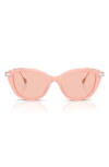 Swarovski 53mm Cat Eye Sunglasses In Pink