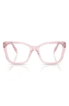Swarovski 53mm Irregular Optical Glasses In Trans Pink