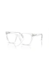 Swarovski 53mm Irregular Optical Glasses In Transparent