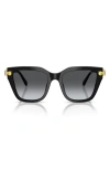 Swarovski Womens Sk6041 Irregular Acetate Sunglasses Black In Black