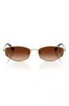 Swarovski 53mm Oval Sunglasses