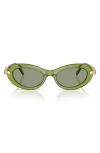 Swarovski 53mm Oval Sunglasses