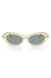 Swarovski 53mm Oval Sunglasses