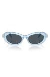 Swarovski 53mm Oval Sunglasses