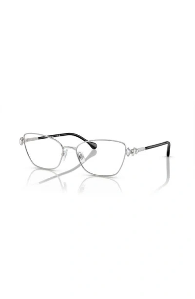 SWAROVSKI SWAROVSKI 53MM RECTANGLE OPTICAL GLASSES