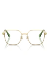 Swarovski 53mm Square Optical Glasses In Gold