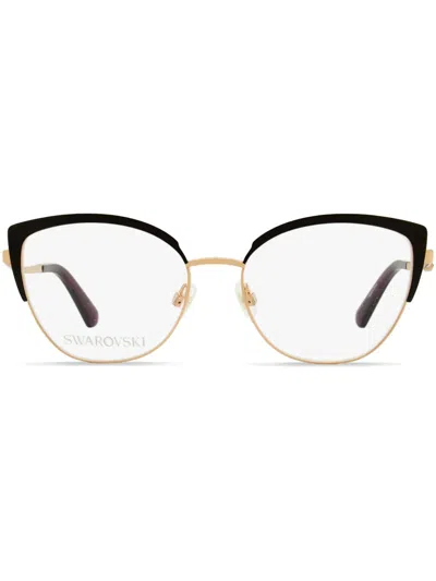 Swarovski 5402 Butterfly-frame Glasses In Black