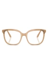 Swarovski 54mm Butterfly Optical Glasses In Beige