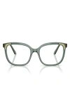 Swarovski 54mm Butterfly Optical Glasses In Transparent Green/demo Lens