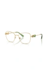 Swarovski 52mm Irregular Optical Glasses In Gold