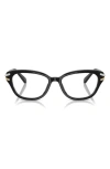 Swarovski 54mm Pillow Optical Glasses In Black
