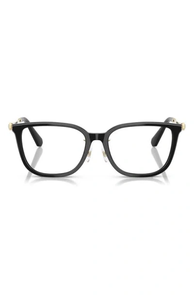 Swarovski 54mm Pillow Optical Glasses In Black