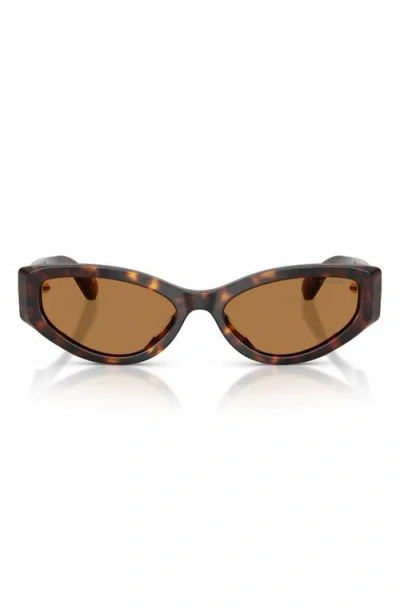 Swarovski 55mm Cat Eye Sunglasses In Purple