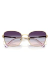 Swarovski 55mm Gradient Pilot Sunglasses In Purple
