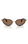 Swarovski 56mm Irregular Sunglasses In Multi