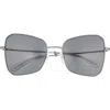 Swarovski 57mm Butterfly Sunglasses In Gray