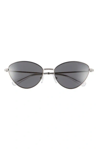 Swarovski 58mm Cat Eye Sunglasses In Dark Grey