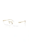 Swarovski 58mm Irregular Optical Glasses In Gold