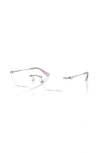 Swarovski 58mm Irregular Optical Glasses In Silver