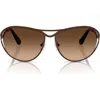 Swarovski 59mm Gradient Pilot Sunglasses In Gold