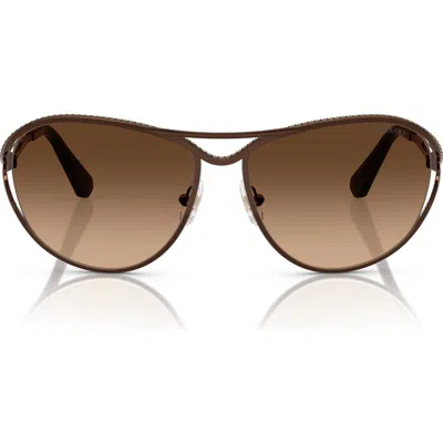 Swarovski 59mm Gradient Pilot Sunglasses In Gold