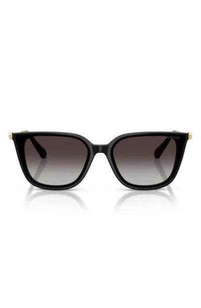 Swarovski 63mm Oversize Square Sunglasses In Orange