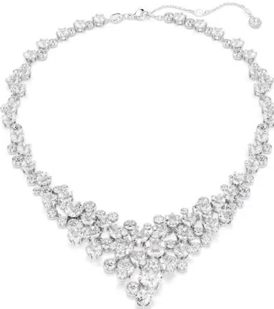 Swarovski Constella Crystal-embellished Necklace In Metallic