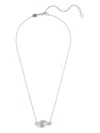 Swarovski Matrix Baguette-cut Knot Necklace In Metallic