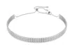 Swarovski Matrix Tennis Choker In Multicolor