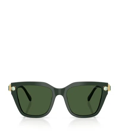 SWAROVSKI ACETATE OVERSIZED SK6041 SUNGLASSES