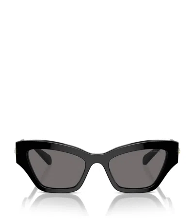 Swarovski Acetate Sk6021 Sunglasses In Black