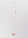 Swarovski Adjustable Pendant Necklace With Two-tone Design