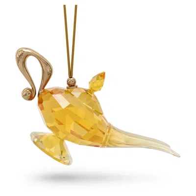 Swarovski Aladdin Magic Lamp Ornament In Orange