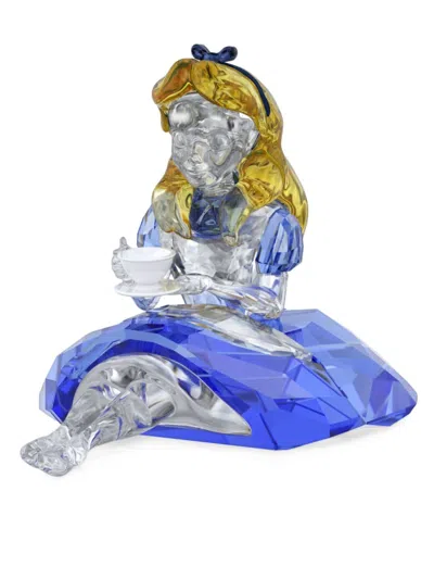 Swarovski Alice In Wonderland Alice Crystal Figurine In Blue