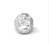 Swarovski Mesmera Mixed Cut Octagon Cocktail Ring In Rhodium Plated In Whi/rhs