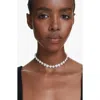 Swarovski Ariana Grande Crystal Heart Halo Tennis Choker Necklace, 11.75-17.375 In White/silver