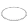 Swarovski Millenia  Crystal Pear-cut Rhodium-plated Necklace In White