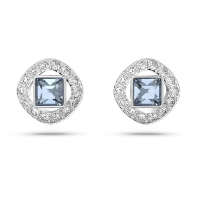 Swarovski Angelic Stud Earrings In Blue