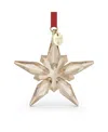 Swarovski 2025 Annual Edition Festive Crystal Snowflake Ornament In Gold