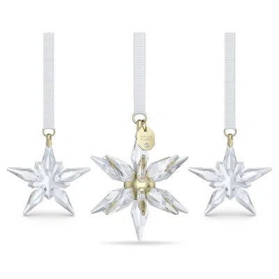 Swarovski Annual Edition 3d Ornament Set 2025 In White