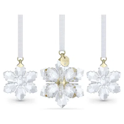 Swarovski Annual Edition 3d Ornament Set 2026 In White