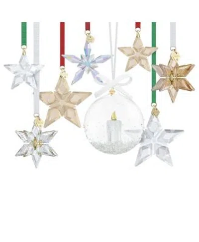 Swarovski Annual Edition Ornaments Collection In Clear,gold