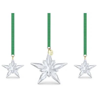 Swarovski Annual Edition Set Ornament In Transparent