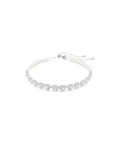 SWAROVSKI ARIANA GRANDE X SWAROVSKI CRYSTAL CULTIVATED PEARLS MIXED CUTS CHOKER NECKLACE