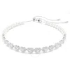 Swarovski Ariana Grande Crystal Heart Halo Tennis Choker Necklace, 11.75-17.375 In Metallic