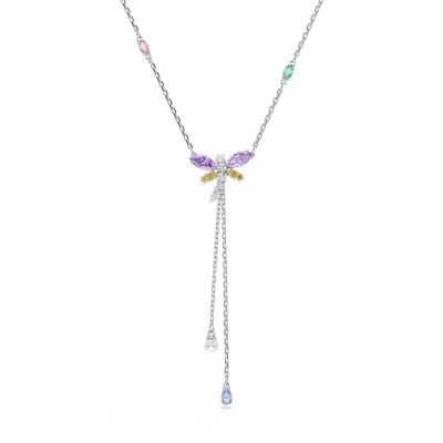Swarovski Ariana Grande X  Dragonfly Y Necklace In Multi