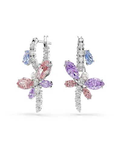 Swarovski Ariana Grande Dragonfly Mini Hoop Earrings In Multi