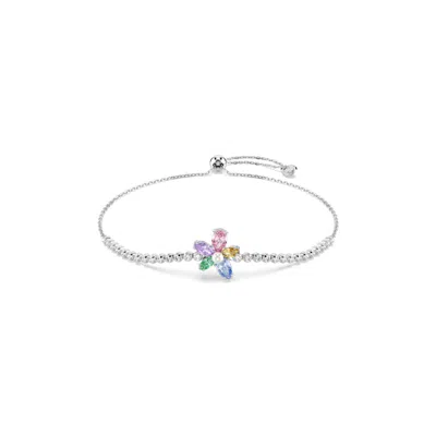 Swarovski Ariana Grande X  Flower Bracelet In Silver